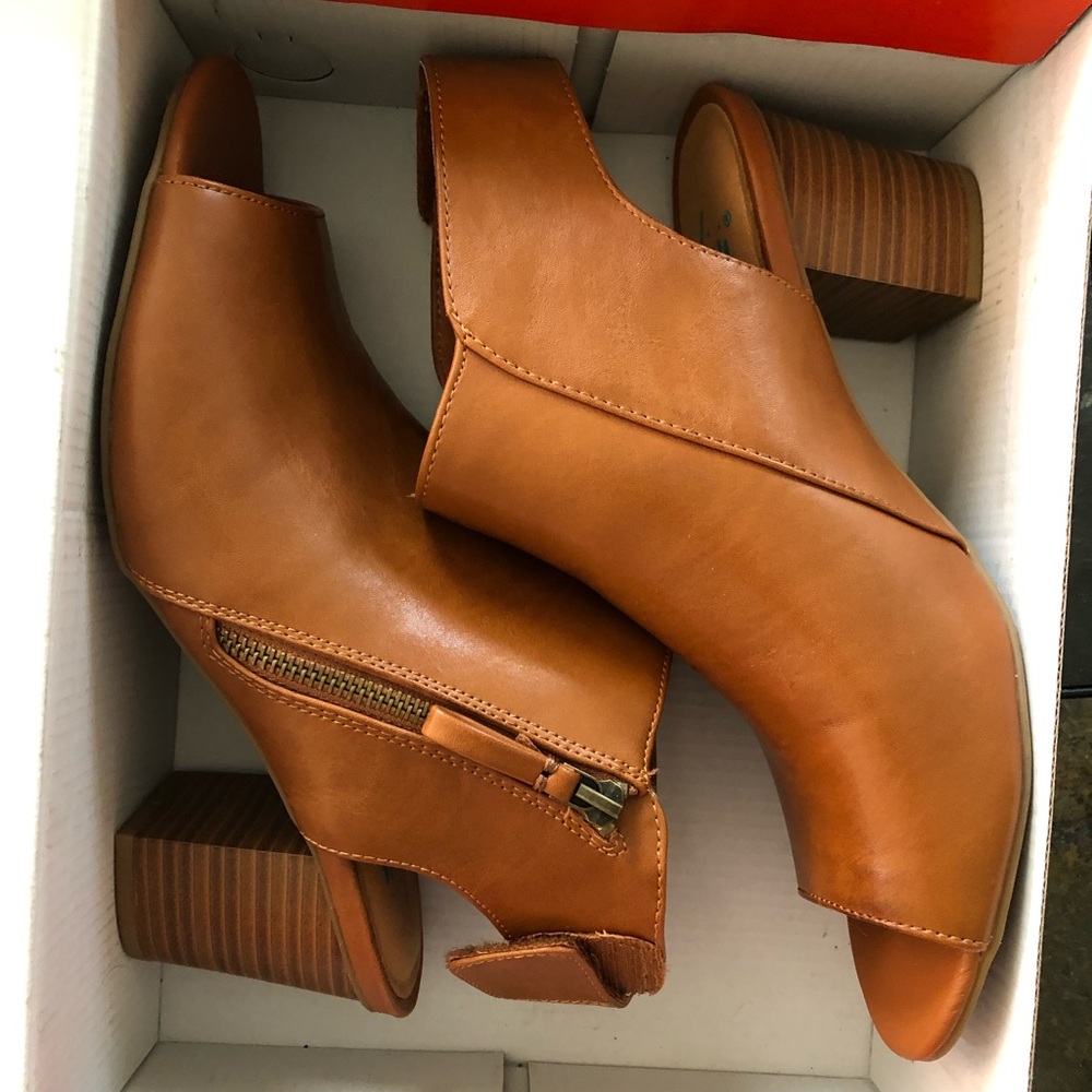 Brown booties